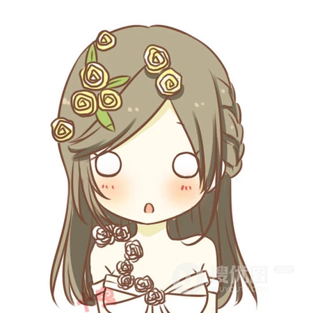 个性动漫少女简笔画头像