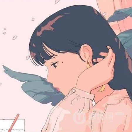 在哭的动漫女生，伤心表情头像图片