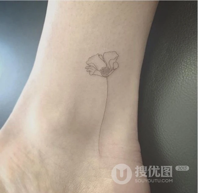 可爱、卡通、动物小纹身图片，女生各部位小巧清新小纹身图案图片 第8张