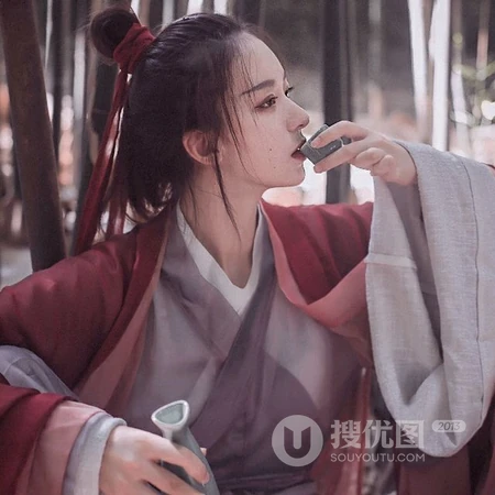 女生cosplay紫霞，古代酒仙，剑客等头像图片