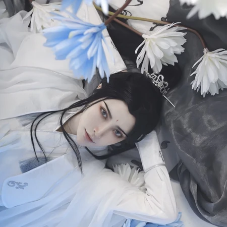 小帅哥COS古代文雅书生QQ头像