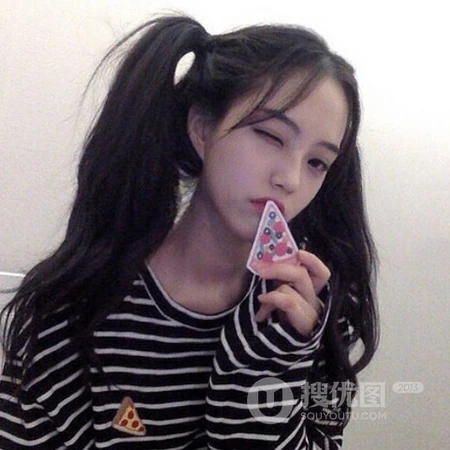 头扎2个大辫子的可爱女生头像2月24日合集