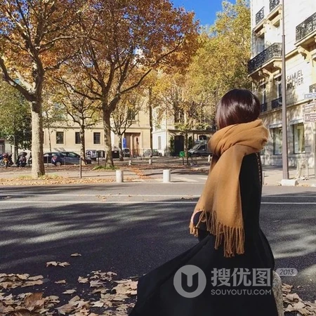 抖音热门的森系女生不露脸的侧脸，背影头像图片
