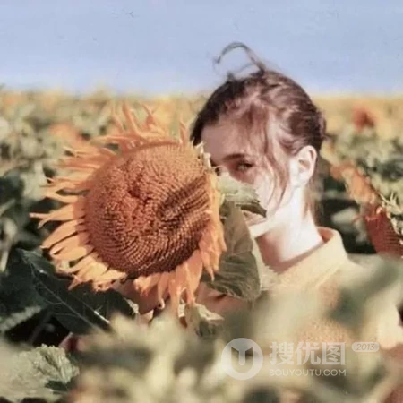 森系的欧女生生摄影头像图片