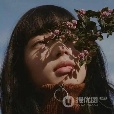 森系的欧女生生摄影头像图片