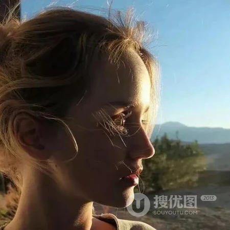 森系的欧女生生摄影头像图片