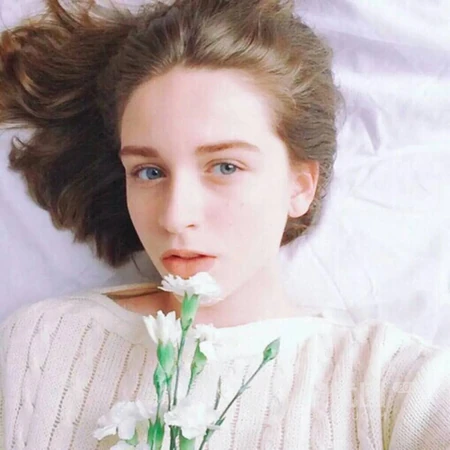 森系的欧女生生摄影头像图片