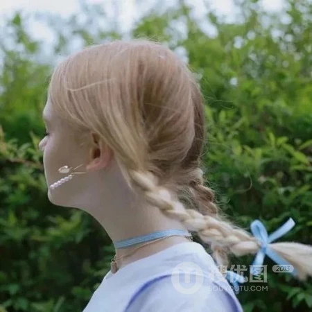 森系的欧女生生摄影头像图片