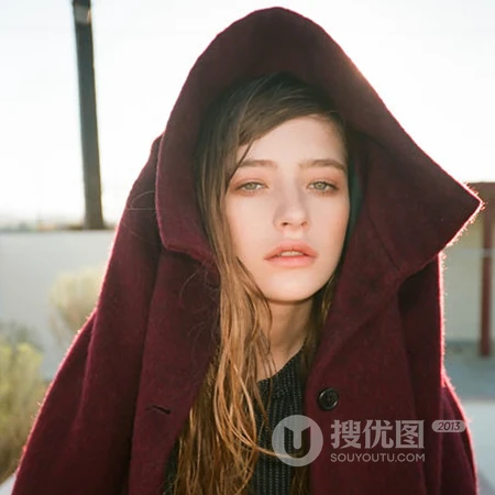 个性酷酷的欧美女生，气质露背的欧女生生头像图片