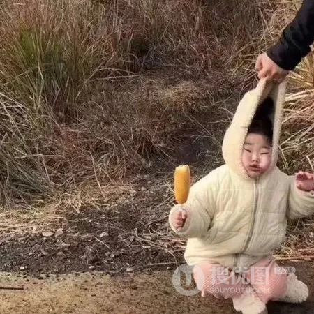 二逼少女欢乐多，搞笑小孩的二逼表情头像图片