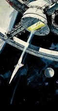 经典太空类电影《2001太空漫游》超酷影视手机壁纸