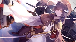 二次元大胸九尾狐妖等动漫美女插画壁纸图片