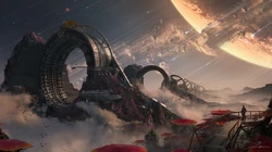 科幻设计类游戏&ldquo;泰坦陨落&rdquo;高清游戏原画插画桌面壁纸