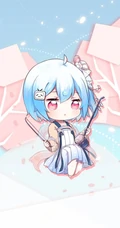 哔哩哔哩22娘和33娘超美动漫表情和插画美图欣赏