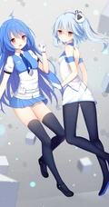 哔哩哔哩22娘和33娘超美动漫表情和插画美图欣赏