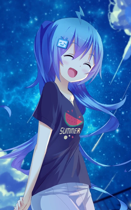 哔哩哔哩22娘和33娘超美动漫表情和插画美图欣赏