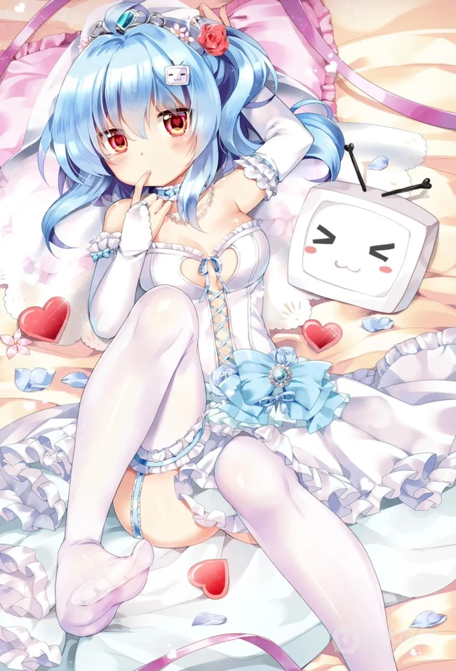 哔哩哔哩22娘和33娘超美动漫表情和插画美图欣赏