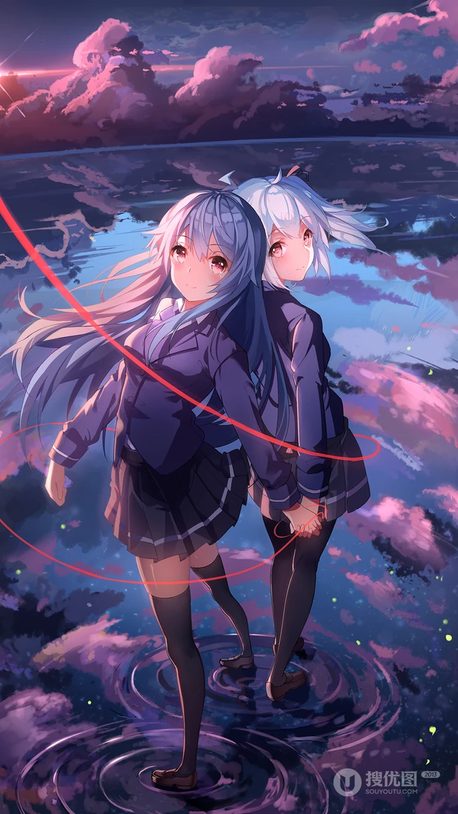 哔哩哔哩22娘和33娘超美动漫表情和插画美图欣赏