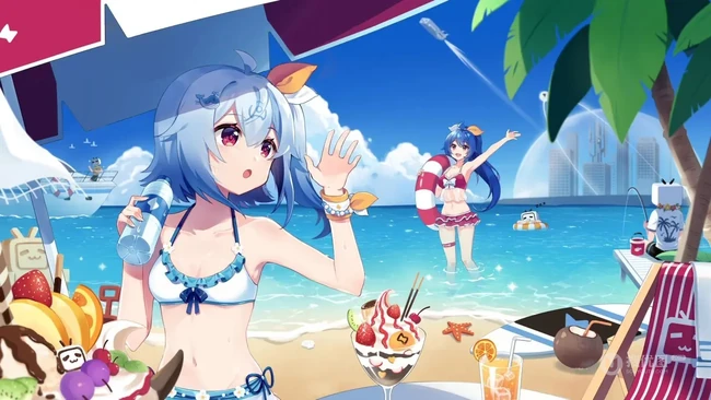 哔哩哔哩22娘和33娘超美动漫表情和插画美图欣赏