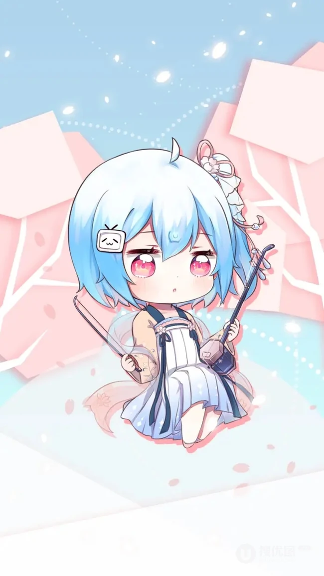 哔哩哔哩22娘和33娘超美动漫表情和插画美图欣赏