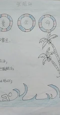 防溺水安全教育手抄报，小学生防溺水安全教育手抄报设计图片