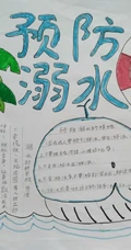 防溺水安全教育手抄报，小学生防溺水安全教育手抄报设计图片