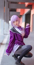 清纯校服袜装女生COS校园少女摄影图片