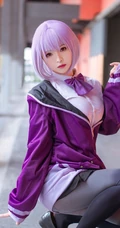 清纯校服袜装女生COS校园少女摄影图片