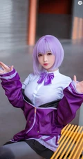 清纯校服袜装女生COS校园少女摄影图片