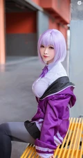 清纯校服袜装女生COS校园少女摄影图片
