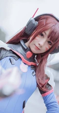 室外女生cosplay&ldquo;守望先锋&rdquo;主角鉴赏第二弹人像摄影图片