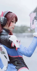 室外女生cosplay&ldquo;守望先锋&rdquo;主角鉴赏第二弹人像摄影图片