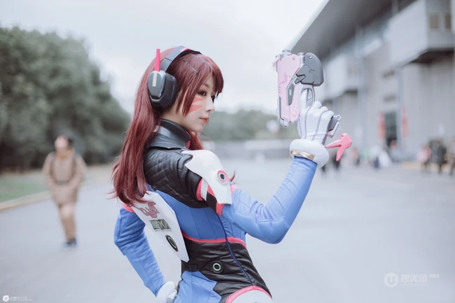 室外女生cosplay&ldquo;守望先锋&rdquo;主角鉴赏第二弹人像摄影图片