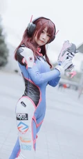 室外女生cosplay&ldquo;守望先锋&rdquo;主角鉴赏第二弹人像摄影图片