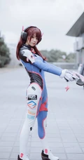 室外女生cosplay&ldquo;守望先锋&rdquo;主角鉴赏第二弹人像摄影图片