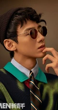白敬亭奇特造型登ELLEMEN新青年2020夏季刊写真图片