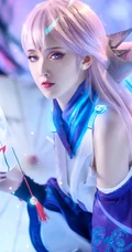 绝美女神COSPLAY神还原王者荣耀&ldquo;貂蝉&rdquo;手机壁纸