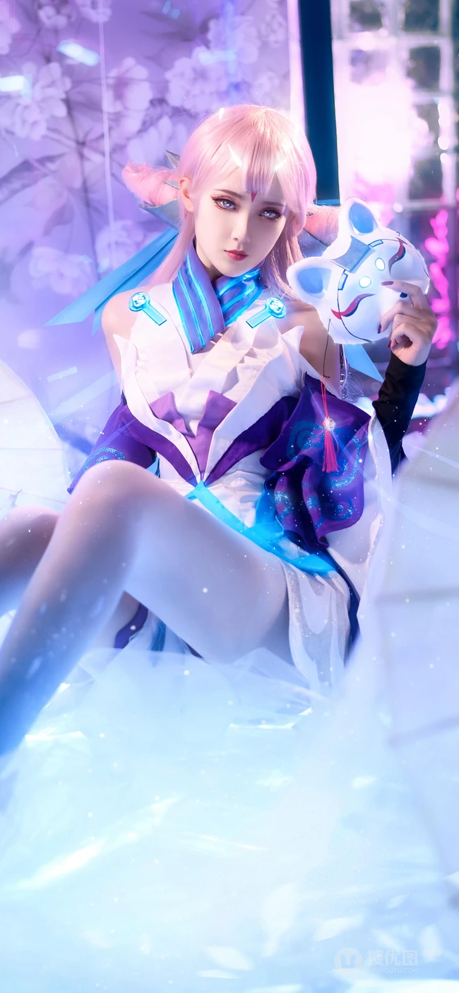 绝美女神COSPLAY神还原王者荣耀&ldquo;貂蝉&rdquo;手机壁纸