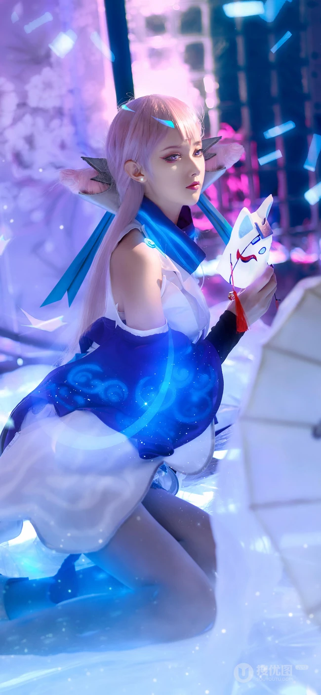 绝美女神COSPLAY神还原王者荣耀&ldquo;貂蝉&rdquo;手机壁纸