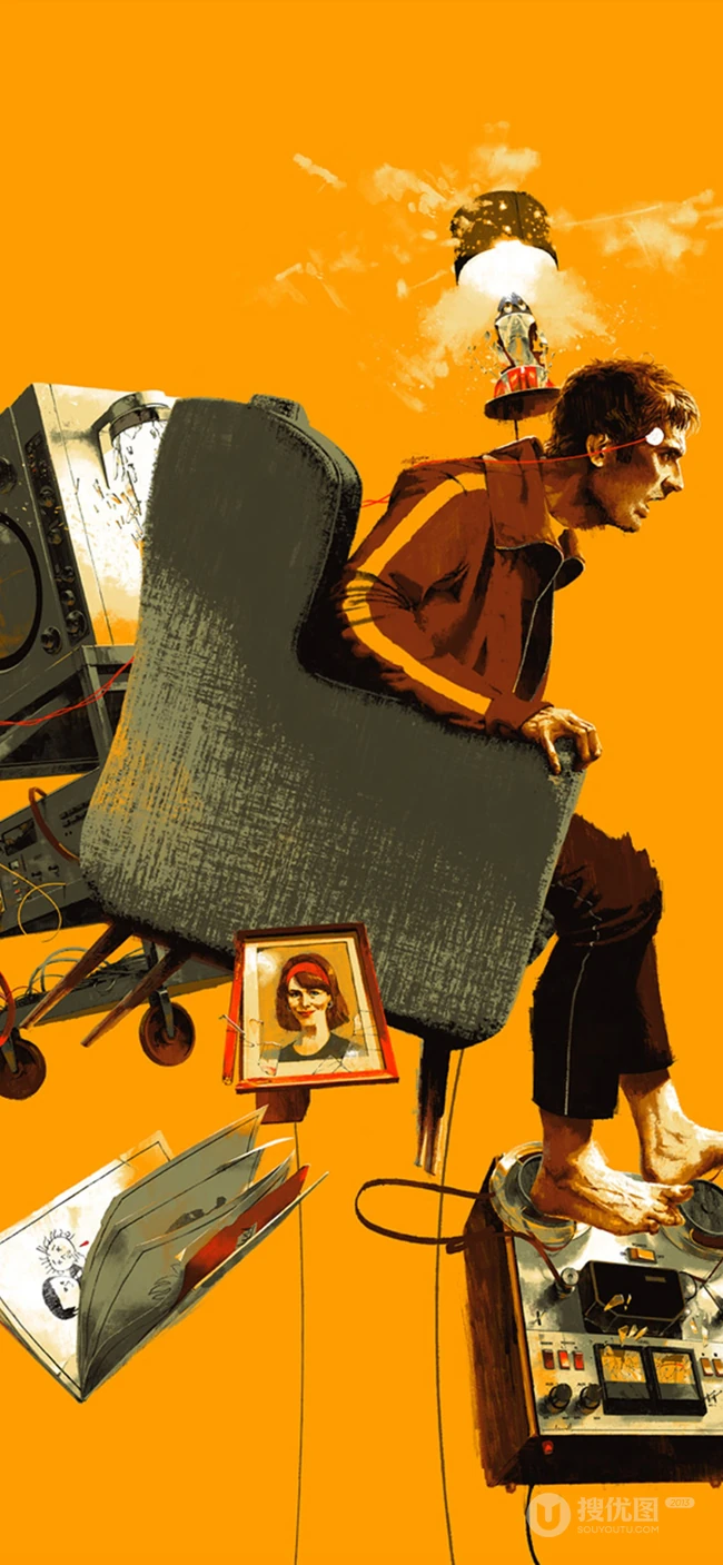 很有创意的一组烧脑，压力大等手机壁纸