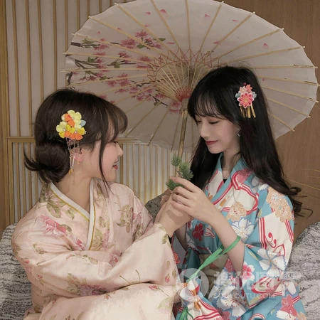 穿和服的闺蜜用头像图片，好闺蜜必须选这套，个性十足