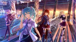 桌面要精彩动漫壁纸最好用，动漫二次元人物初音未来桌面壁纸