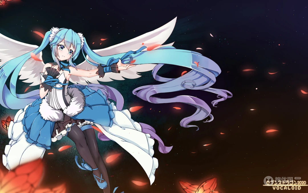桌面要精彩动漫壁纸最好用，动漫二次元人物初音未来桌面壁纸
