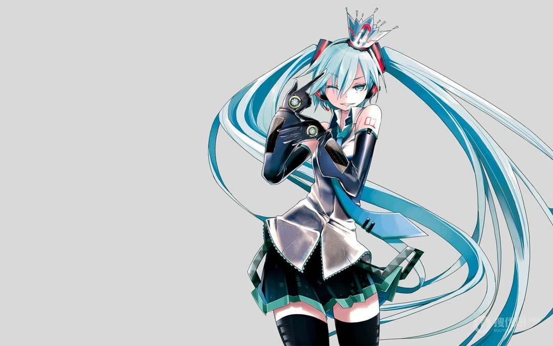 桌面要精彩动漫壁纸最好用，动漫二次元人物初音未来桌面壁纸