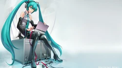 初音未来电脑壁纸合集，这一套我用了半年