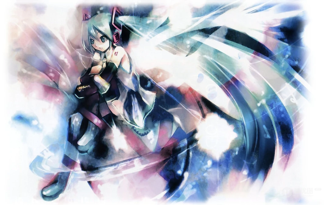初音未来电脑壁纸合集，这一套我用了半年
