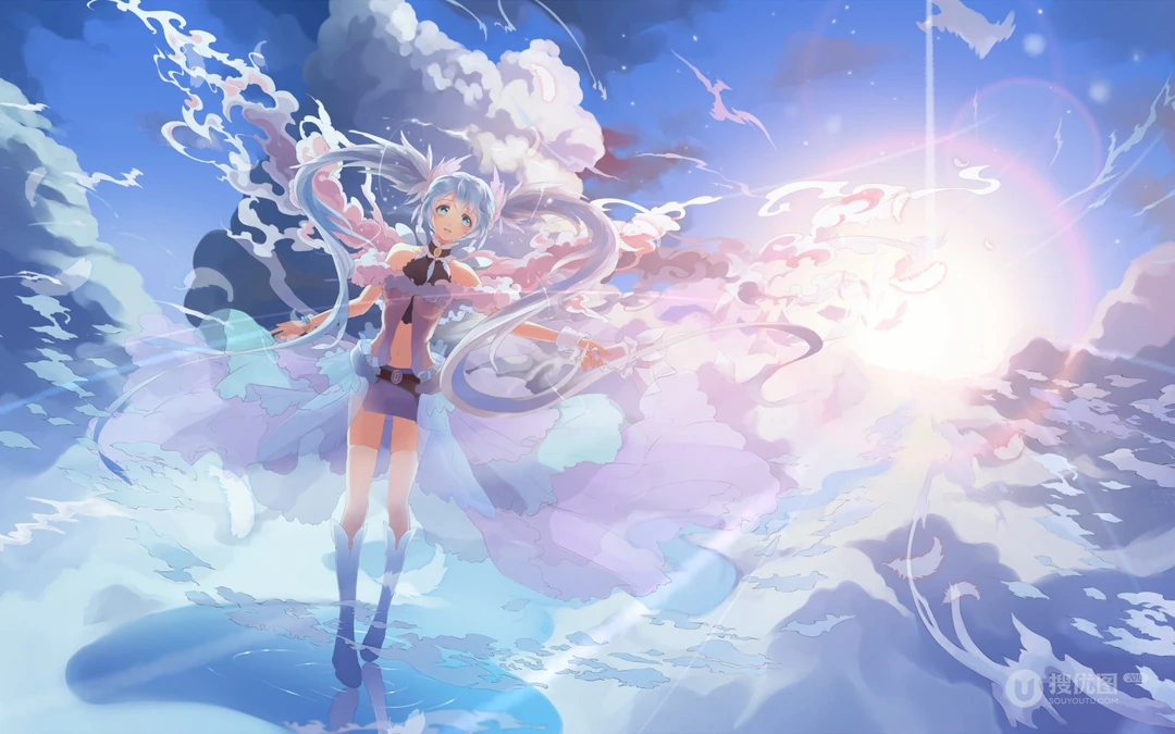 初音未来电脑壁纸合集，这一套我用了半年