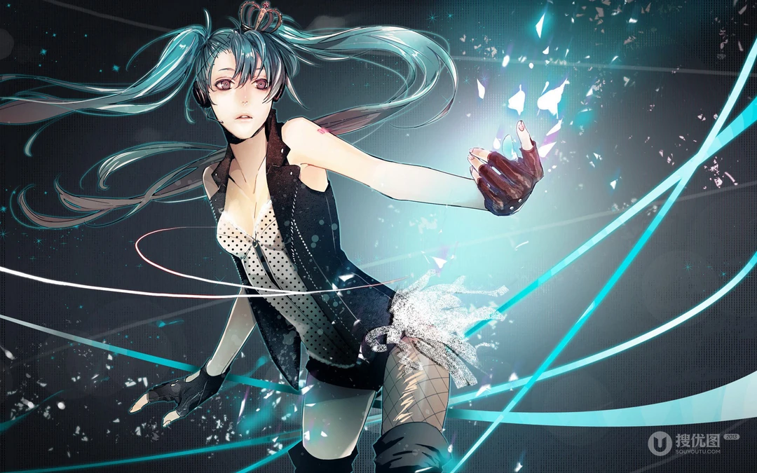 初音未来电脑壁纸合集，这一套我用了半年