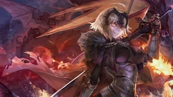 被丘比特围绕的动漫女战士创意动漫插画电脑壁纸图片