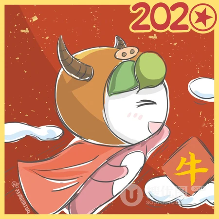 2020鼠年开运十二生肖可爱卡通QQ头像图片